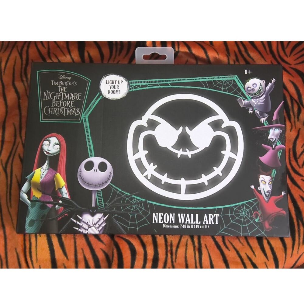 NEW Nightmare Before Christmas  Wall Art LED Jack 11" x 7.48" Battery Operated